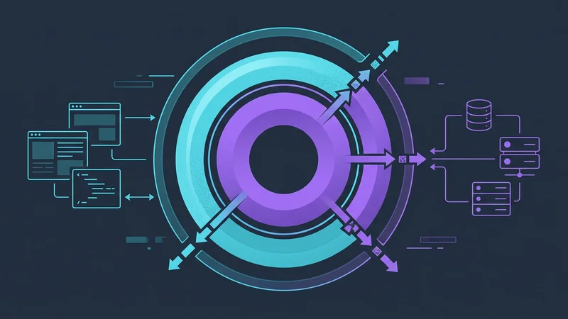 Diagramm des Donut-Patterns: Eine Client Component Hülle umschließt einen Server Component Kern und illustriert die Serialisierungs-Grenze